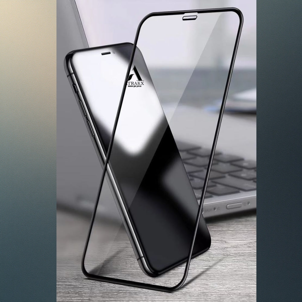 Atrakx Tempered Glass Screen Protector Compatible for Google Pixel 6A with Edge-To-Edge Protector HD Full Coverage and Easy Installation Kit Black